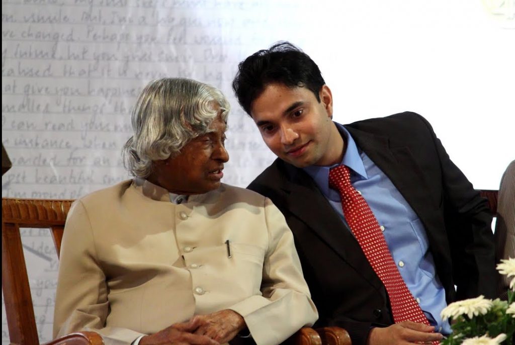 Abdul Kalam with Amitabh Shah